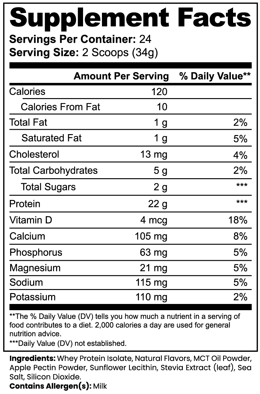 Advanced 100% whey protein (vanilla)