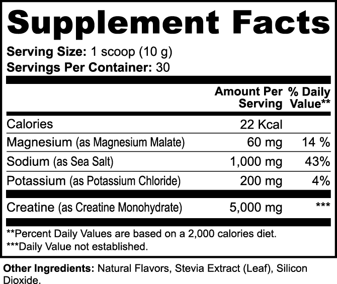 Creatine powder